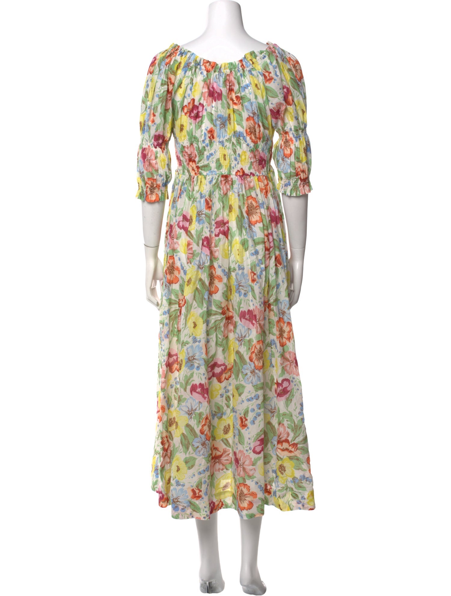 DÔEN Floral Print Long Dress